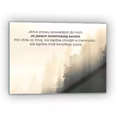 Szklany obraz Cytaty z Pisma Św Religijne