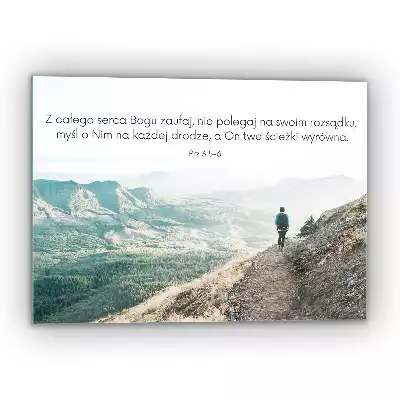 Szklany obraz Teksty z Pisma Św Religijne