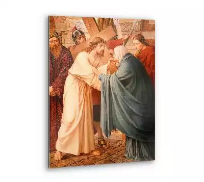 Obraz szklany Jezus i Maryja Droga Krzyżowa