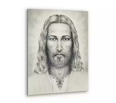 Obraz szklany Szkic Portret Jezusa Chrystusa
