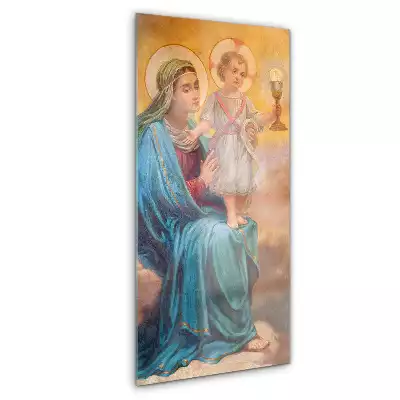 Obraz szklany Maryja z dzieciątkiej Jezus