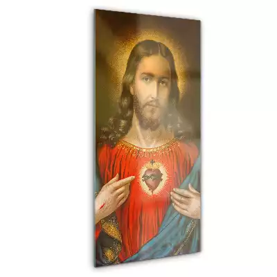 Obraz szklany Katolicki Serce Jezusa Chrystusa