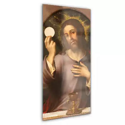 Obraz szklany Jezus Chrystus Eucharystyczny