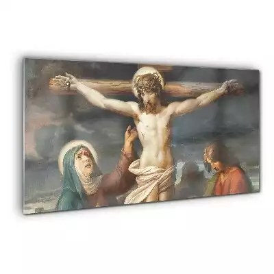 Obraz na szkle Jezus Chrystus ukrzyżowany
