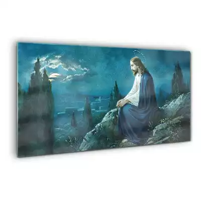 Obraz na szkle Modlitwa Jezusa w Ogrodzie