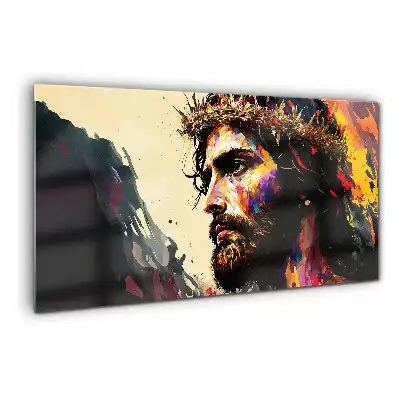 Obraz na szkle Jezus W Koronie Cierniowej