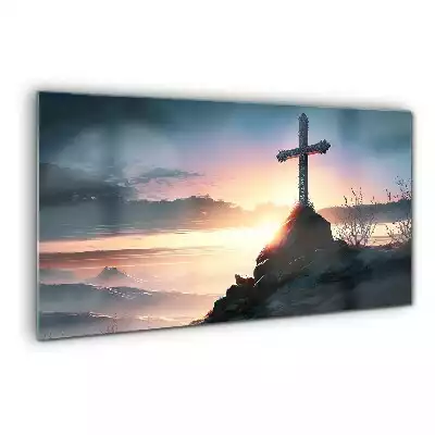 Obraz na szkle Krzyż na Golgocie Religijne