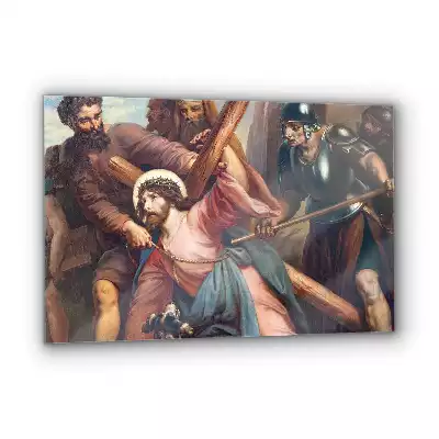 Obraz na szkle Jezus Chrystus Droga Krzyżowa
