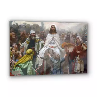 Obraz na szkle Jezus Chrystus Niedziela Palmowa
