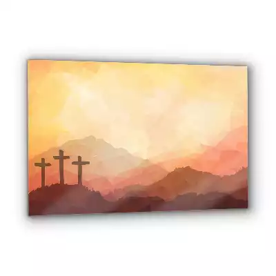 Obraz na szkle Wielkanoc Krzyż Jezus Religijne