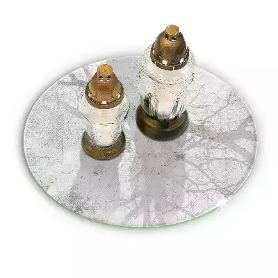 Podstawka pod znicz okrągła Beton tekstura